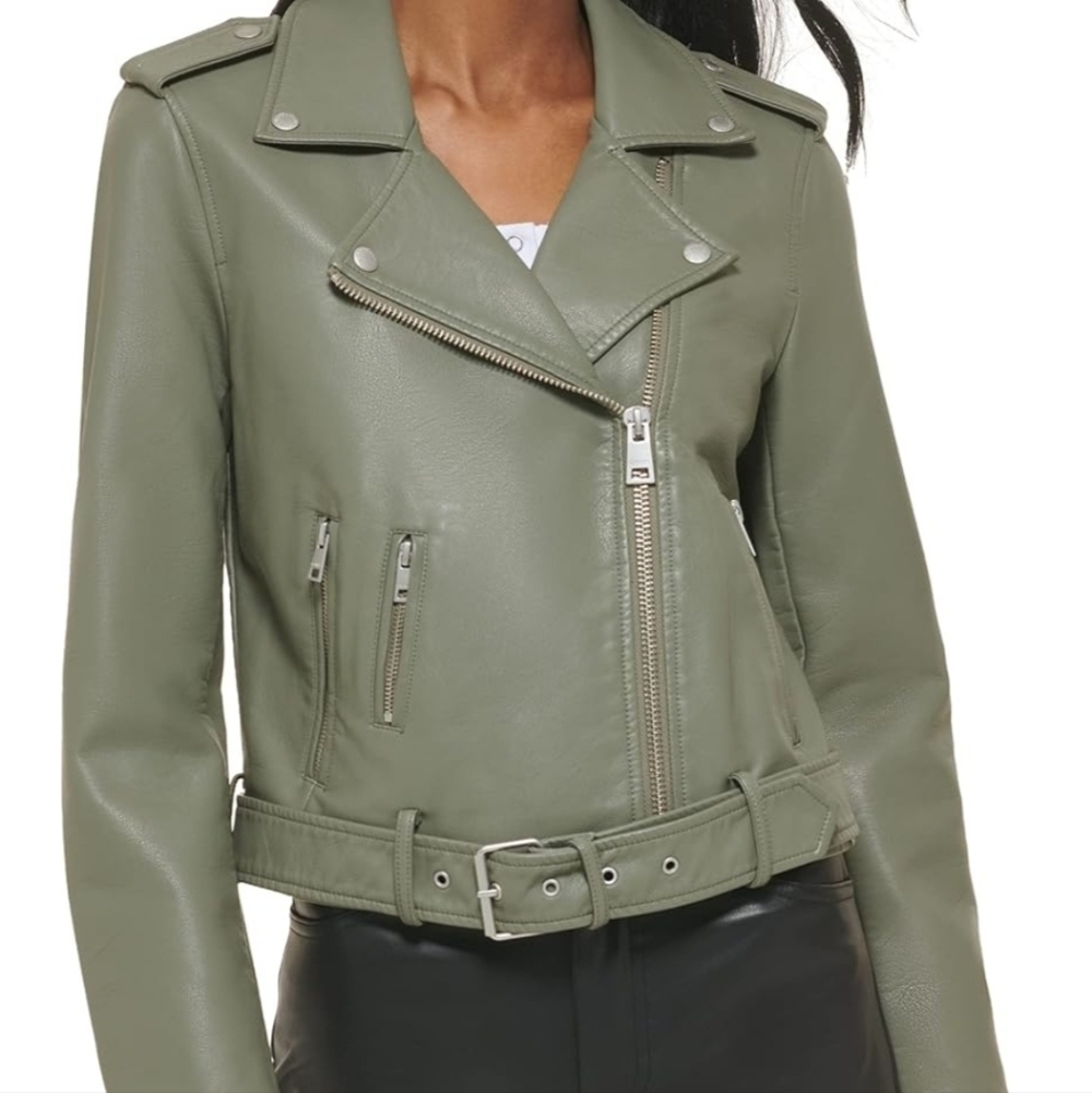 Levi's Belted Faux Leather Moto Jacket
